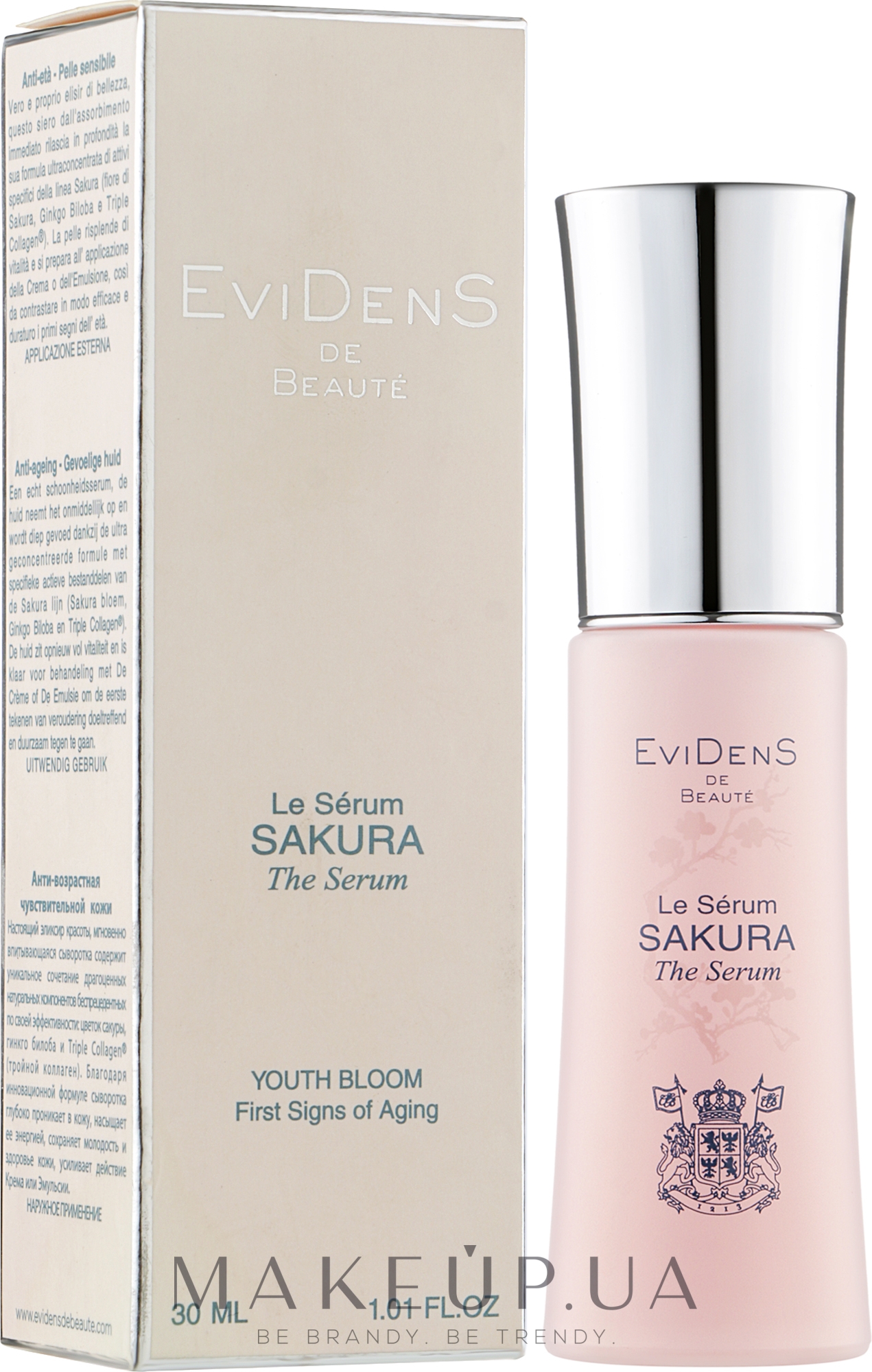 Сыворотка для сохранения молодости кожи - EviDenS De Beaute Sakura Saho Serum — фото 30ml