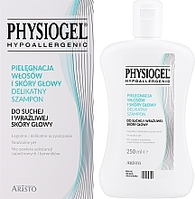Делікатний шампунь для сухої і чутливої шкіри голови - Physiogel Scalp Care Mild Shampoo — фото N2