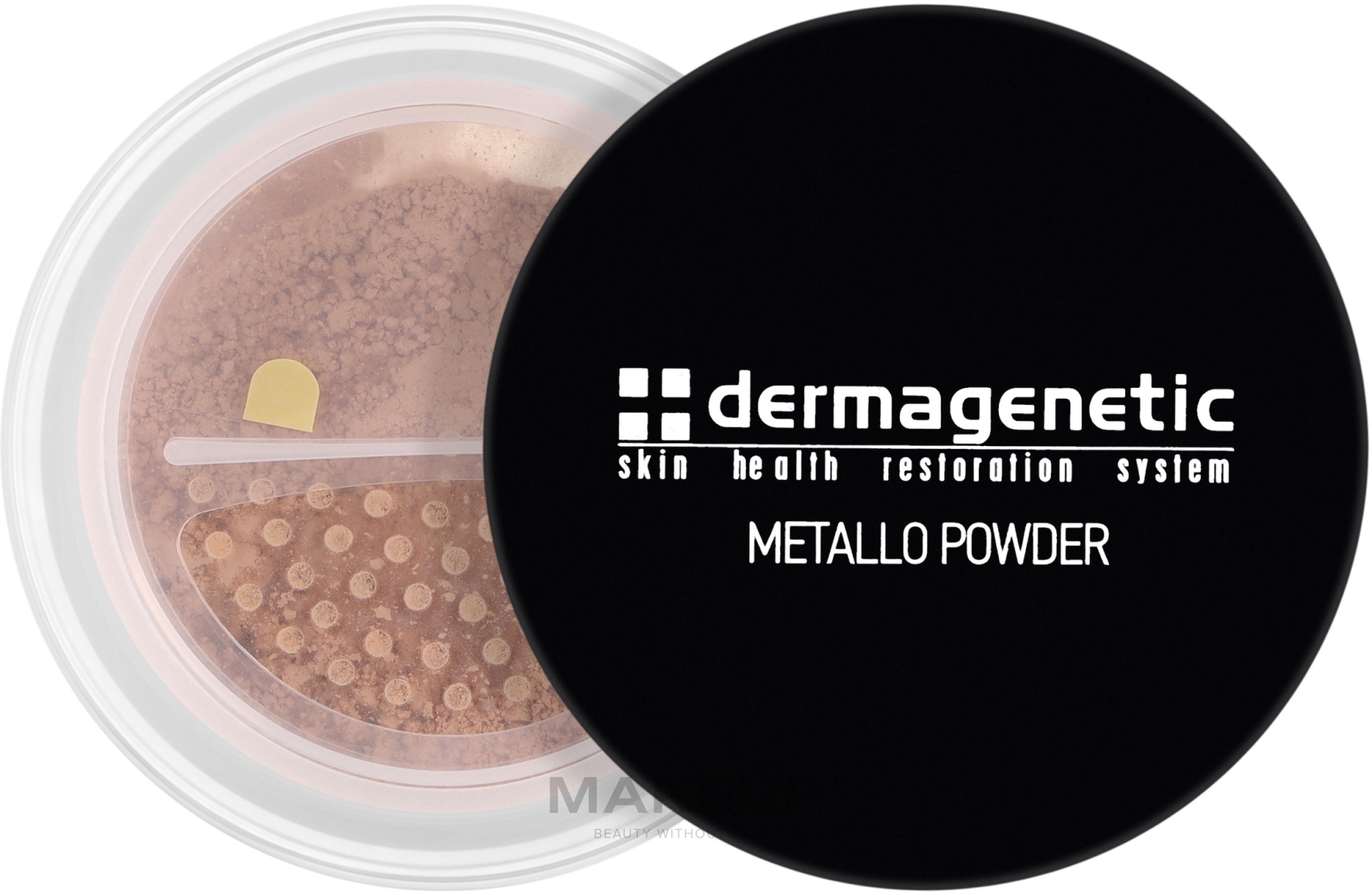 Мінеральна пудра для обличчя - Dermagenetic Metallo Powder — фото Light