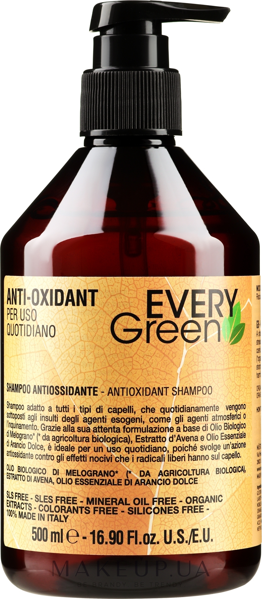 Анти-оксидантный шампунь для ежедневного применения - Dikson EG Anti-Oxidant — фото 500ml
