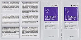 Набор пробников для чувствительных волос - Lakme K.Therapy Sensitive — фото N2