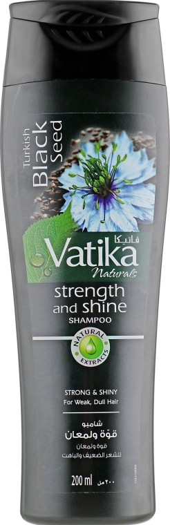 Шампунь з чорним кмином - Dabur Vatika Black Seed Shampoo — фото N3
