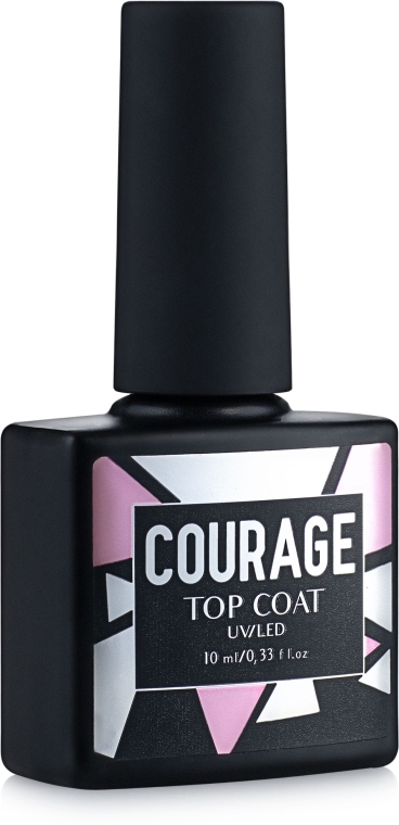Верхнє покриття для нігтів - Courage Top Coat — фото N1