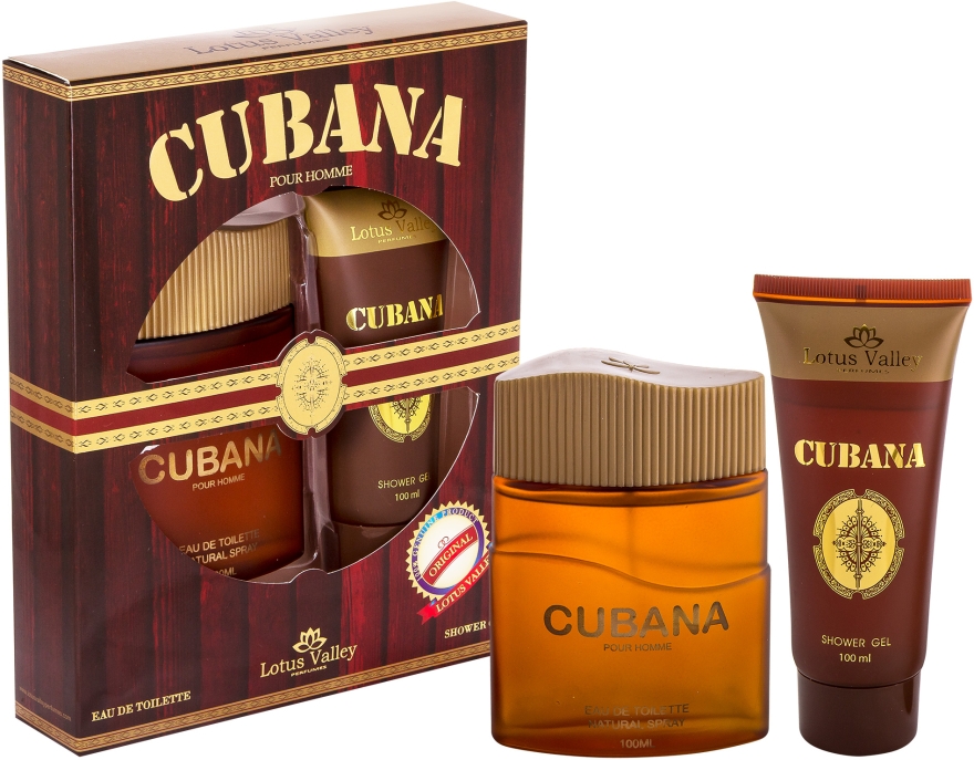 Lotus Valley Cubana - Набор (edt 100ml + sh/gel 100 ml)