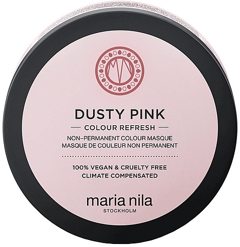 Маска для волос - Maria Nila Colour Refresh Masque Dusty Pink — фото N1
