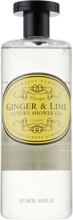 Гель для душа "Имбирь и лайм" - Naturally European Shower Gel Ginger and Lime — фото N1