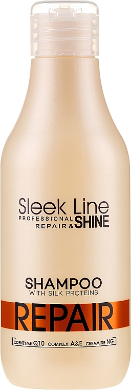 Шампунь для поврежденных волос - Stapiz Sleek Line Repair Shampoo — фото N1