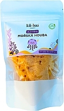 Натуральна губка для миття тіла, маленька - Kii-baa Organic Silky Sea Sponge — фото N1