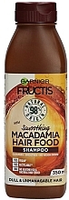 Ультра-питательный шампунь - Garnier Fructis Hair Food Macadamia Smoothing Shampoo — фото N2