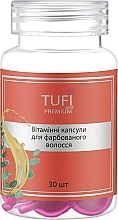 Вітамінні капсули для фарбованого волосся - Tufi Profi Premium — фото N1