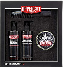 Парфумерія, косметика Набір - Uppercut Deluxe Matt Pomade Combo Kit (sh/240ml + cond/240ml + pomade/100g + acc)