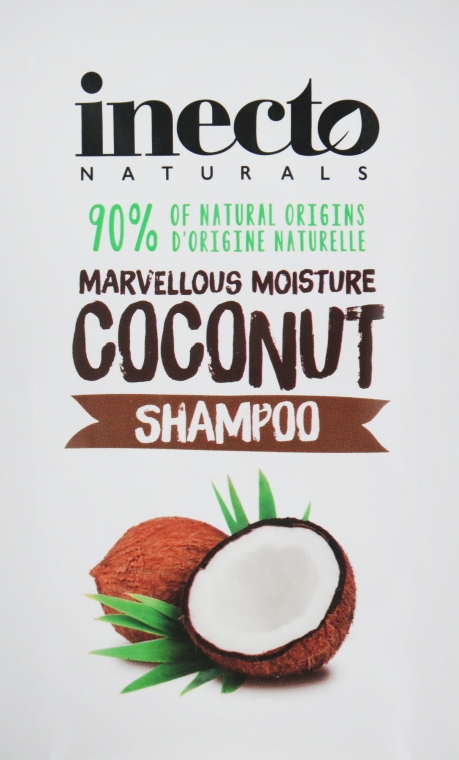 Питательный шампунь для волос с маслом кокоса - Inecto Naturals Coconut Shampoo (пробник)