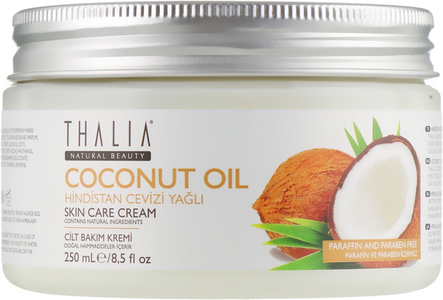 Крем для обличчя і тіла з кокосовим маслом - Thalia Coconut Oil Skin Care Cream — фото N2