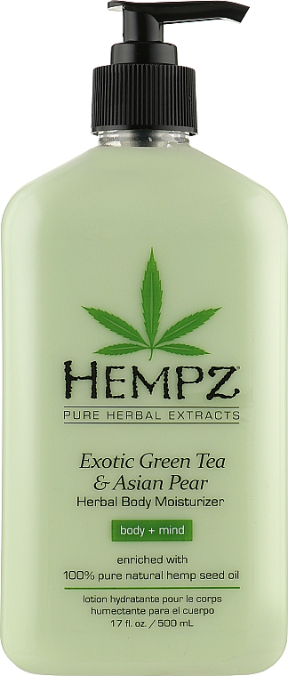 Молочко для тела "Зеленый чай и азиатская груша" - Hempz Exotic Green Tea & Asian Pear Herbal Moisturizer — фото N3