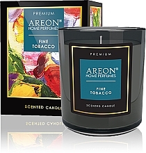 Ароматическая свеча - Areon Home Perfumes Premium Fine Tobacco Scented Candle — фото N1