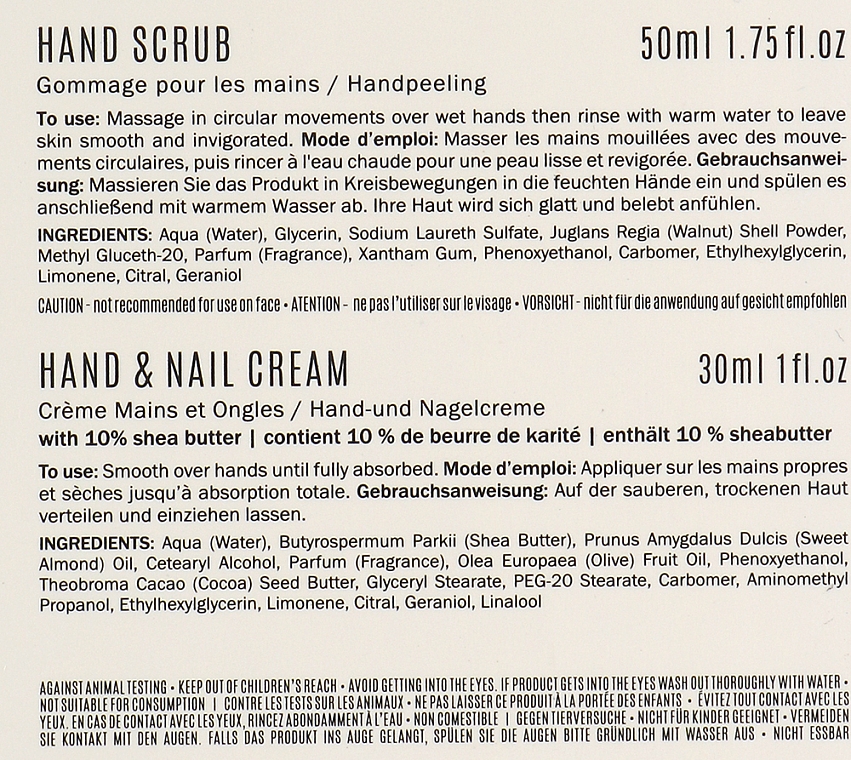 Набор - Scottish Fine Soaps Citrus Verbena Hand Care Duo (scr/50ml + cr/30ml) — фото N4
