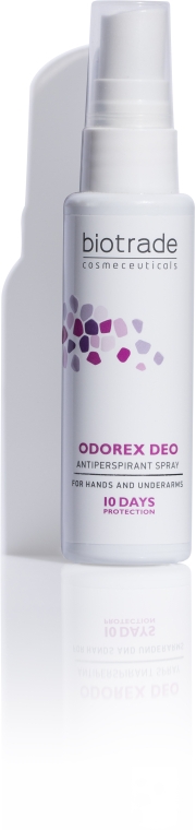 Антиперспирант-спрей длительного действия "До 10 дней без пота и запаха" - Biotrade Odorex Deo Antiperspirant Spray