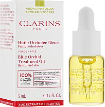 Парфумерія, косметика Олія для обличчя для зневодненої шкіри - Clarins Blue Orchid Face Oil Treatment (міні)