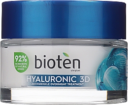 Нічний крем проти зморщок 35+ - Bioten Hyaluronic 3D Night Cream — фото N3