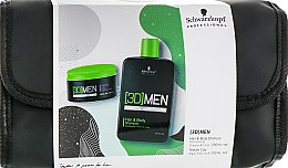 Духи, Парфюмерия, косметика Набор - Schwarzkopf Professional 3D Mension (sham/250ml + glay/100ml + pounch)