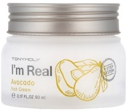 Духи, Парфюмерия, косметика Питательный крем с авокадо для лица - Tony Moly I'm Real Avocado Rich Cream