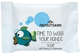 Парфумерія, косметика Дитяче мило з медом і ромашкою - Papoutsanis Kids Time To Wash Your Hands Soap With Honey & Chamomile
