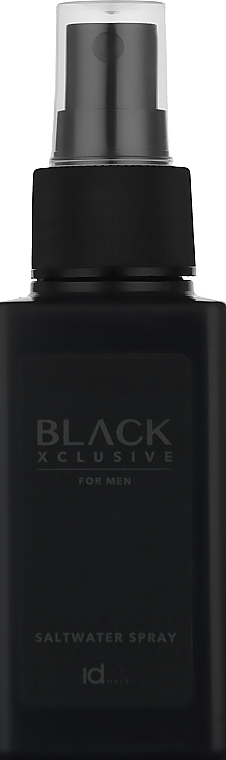 Сольовий спрей для волосся - IdHair Black Xclusive Saltwater Spray — фото N1