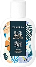 Духи, Парфюмерия, косметика Крем для рук, на основе рисового масла - Claresa Rice Hand Cream