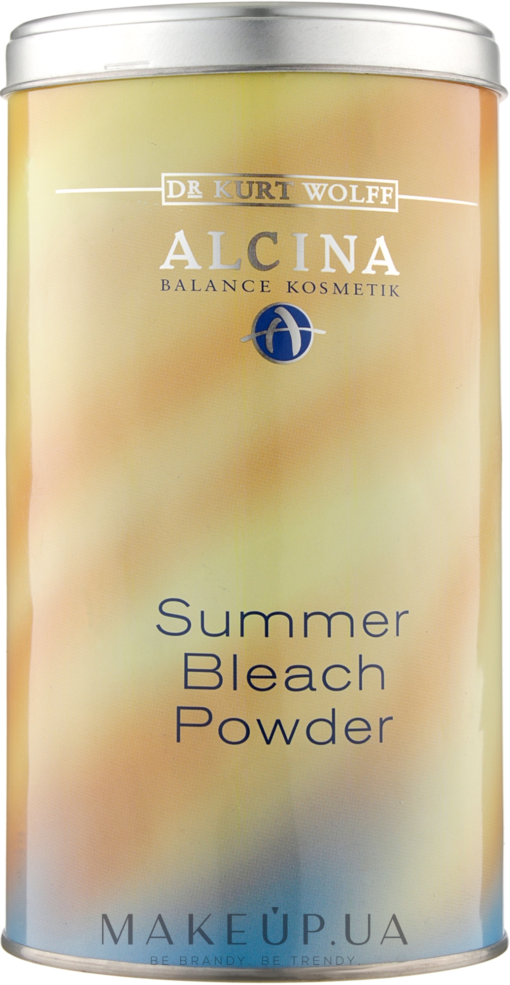 Знебарвлювальна пудра з ароматом кокоса - Alcina Summer Bleach Powder — фото 500g