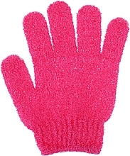 Мочалка-рукавичка для душу, BSS-22, малинова - Beauty LUXURY Shower Sponge — фото N1
