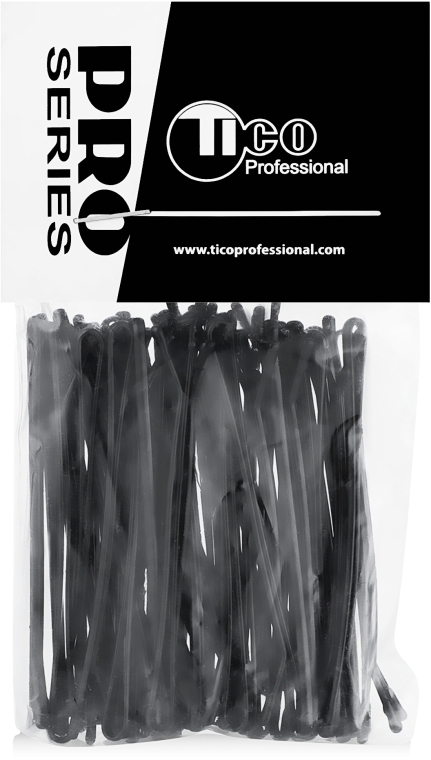 Невидимки 70 мм, чорні - Tico Professional — фото N2