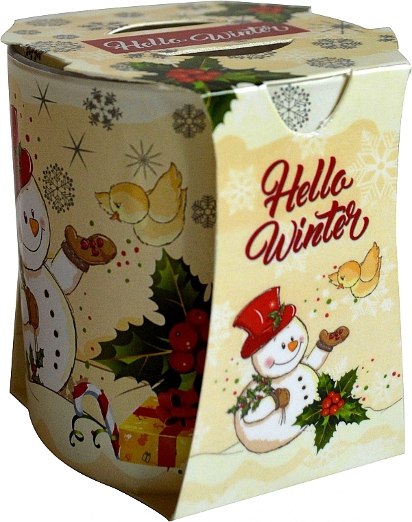 Ароматическая свеча "Снеговик" - Admit Verona Hello Winter Snowman — фото N1