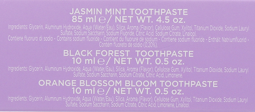 Набор зубных паст "The Sweets Gift Set" - Marvis (toothpast/2x10ml + toothpast/85ml) — фото N4