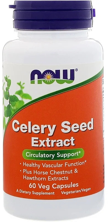 Экстракт семян сельдерея - Now Foods Celery Seed Extract — фото N1