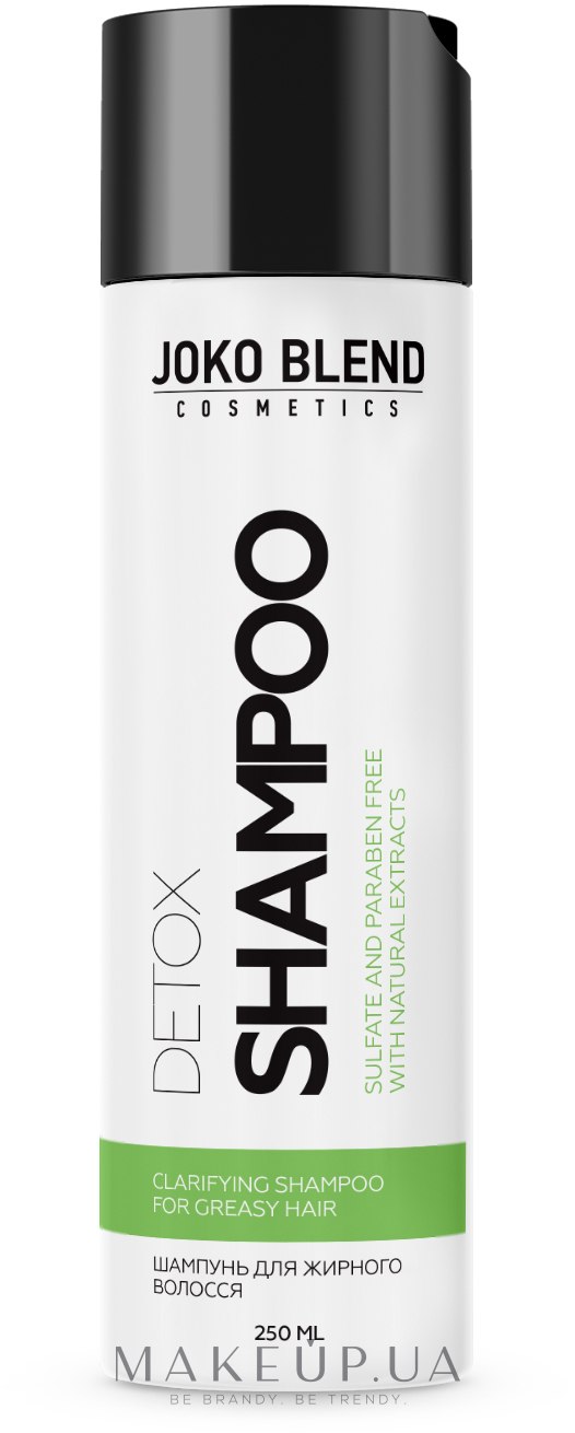 Бессульфатный шампунь для жирных волос - Joko Blend Detox Shampoo — фото 250ml