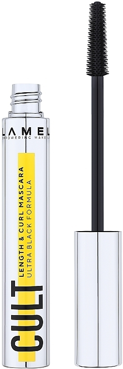 Удлиняющая тушь с эффектом лифтинга ресниц - LAMEL Make Up Cult Length & Curl Mascara