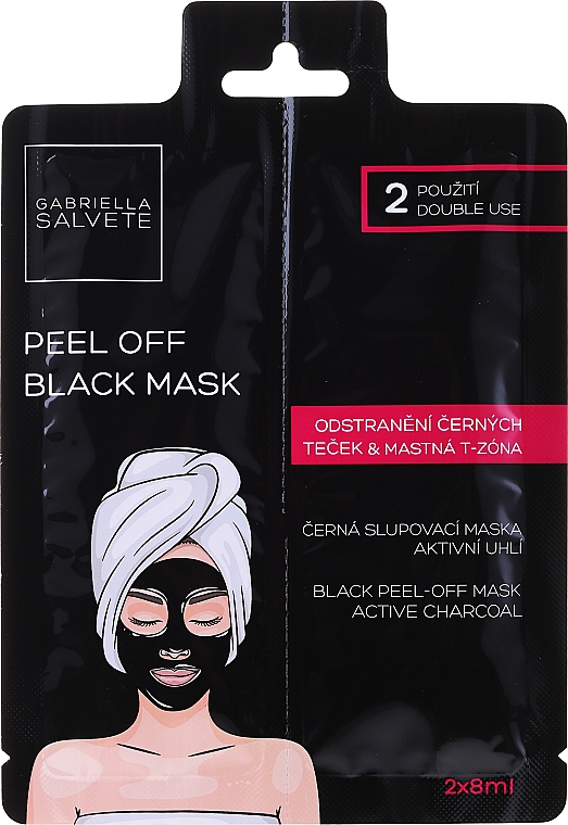Черная маска-пленка для лица - Gabriella Salvete Black Peel-Off Mask — фото N1