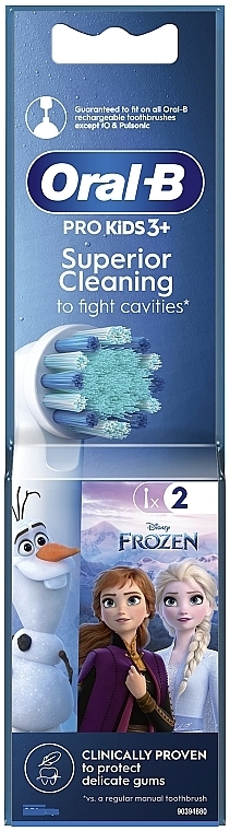 Змінна насадка для електричної зубної щітки, 2 шт. - Oral-B Kids Frozen II — фото N2