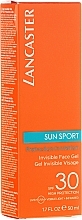 Парфумерія, косметика Водостійкий матувальний гель для обличчя - Lancaster Sun Sport Invisible Face Gel SPF30