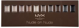 Духи, Парфюмерия, косметика Палетка для макияжа глаз и губ - NYX Professional Makeup Nude On Nude Palette