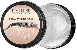 Мило для фіксації брів - Eveline Cosmetics Brow & Go Brow Styling Soap — фото N2