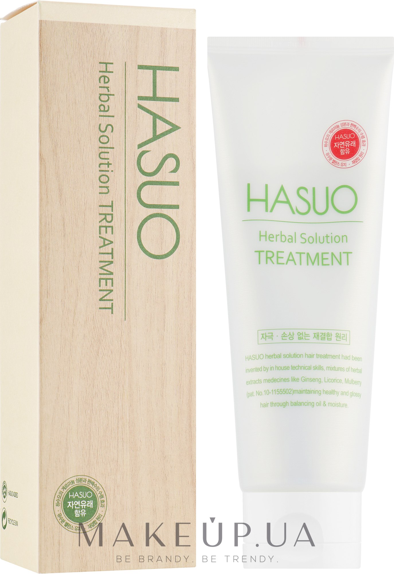 Тонізувальна маска для волосся та шкіри голови - PL Cosmetic Hasuo Herbal Solution Treatment — фото 200ml