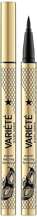 УЦЕНКА Подводка-фломастер для глаз - Eveline Cosmetics Waterproof Variete Eyeliner * — фото N1