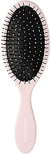 Овальна щітка для розплутування волосся, рожева - Brushworks Professional Oval Detangling Hair Brush Pink — фото N2