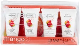 Духи, Парфюмерия, косметика Набор - Greenland Fruit Extracts Mango (shm/30ml + sh/gel/30ml + cr/30ml + cr/30ml)