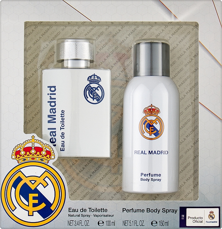 УЦЕНКА Air-Val International FC Real Madrid - Набор (edt/100ml + deo/spray/150ml) * — фото N1