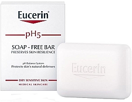 Мыло для чувствительной кожи - EUCERIN pH5 Solid Soap Mild Cleansing For Sensitive Skin — фото N1