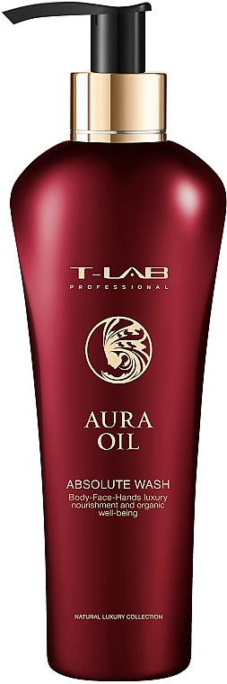 Шампунь-гель для волосся й тіла - T-Lab Professional  Aura Oil Absolute Wash — фото N1