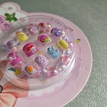 Накладные самоклеящиеся ногти для детей с браслетом, 935 - Deni Carte Tipsy Kids  — фото N6