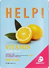 Маска для лица с витаминами - Bergamo HELP! Mask — фото N1